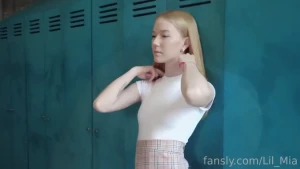 Teasing u like a school girl nsfw tease petite smallgirl skinny