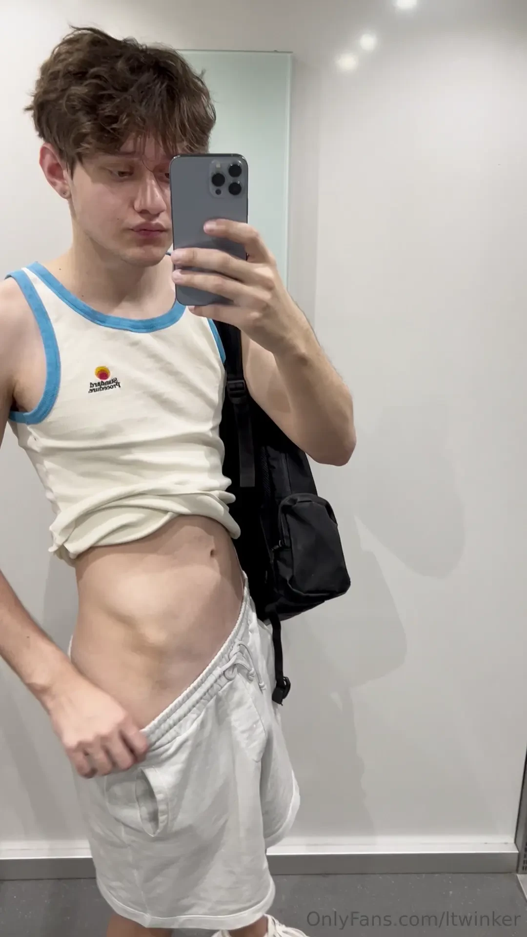 Being naughty imagine someone caught me in the lift 