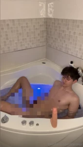 Ready to see me having fun home alone in my bathtub