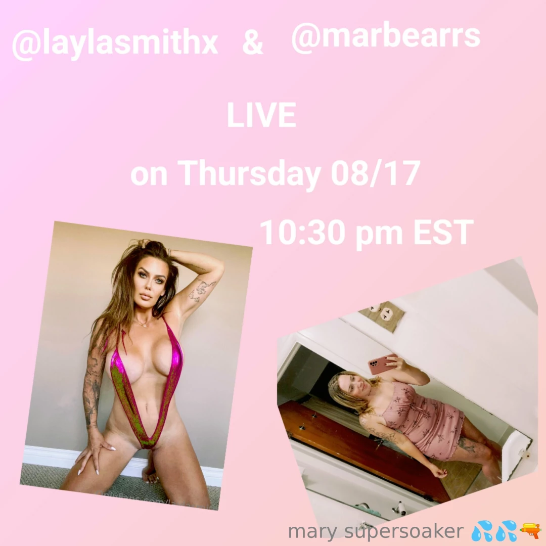 Mark your calendar for next thursday going live with the beautiful 