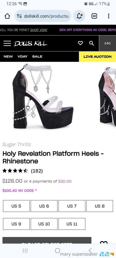 Help me get these so i can make heel content pretty pleaseee 