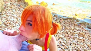 Misty finds a pokeflute on the beach http onlyfans com red_lily07 free