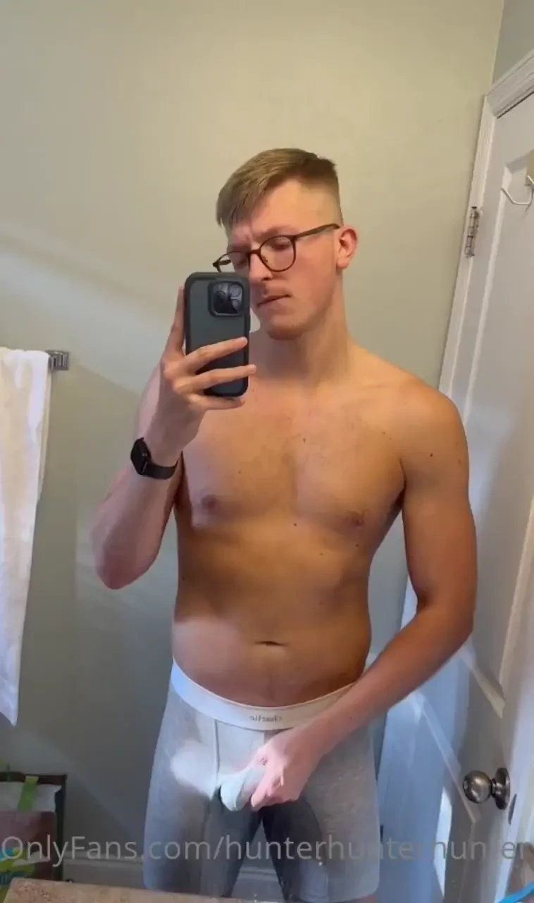 Just feeling myself a little after my workout 