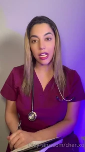 Nurse cher is on duty i examine every inch of you in my latest nurse