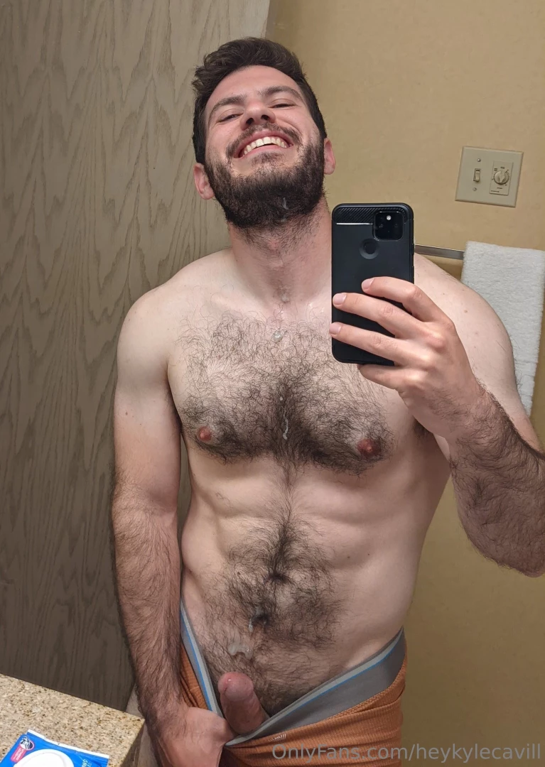 One of my loads where i shot so hard it got on my beard 