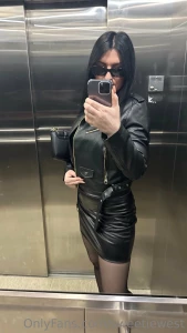 Situation you came up to the elevator and see me your actions