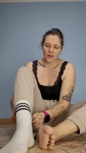 Wearing socks for few weeks challenge i gave myself