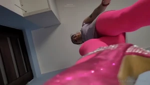 8 april - barbie trampling you wearing high heels floor pov and wild