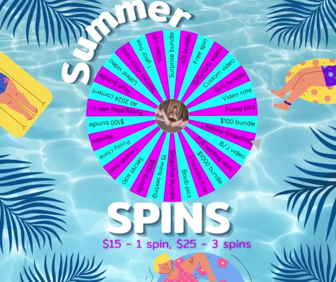 Summer spins come and spin my new wheel and let s get filthy every 