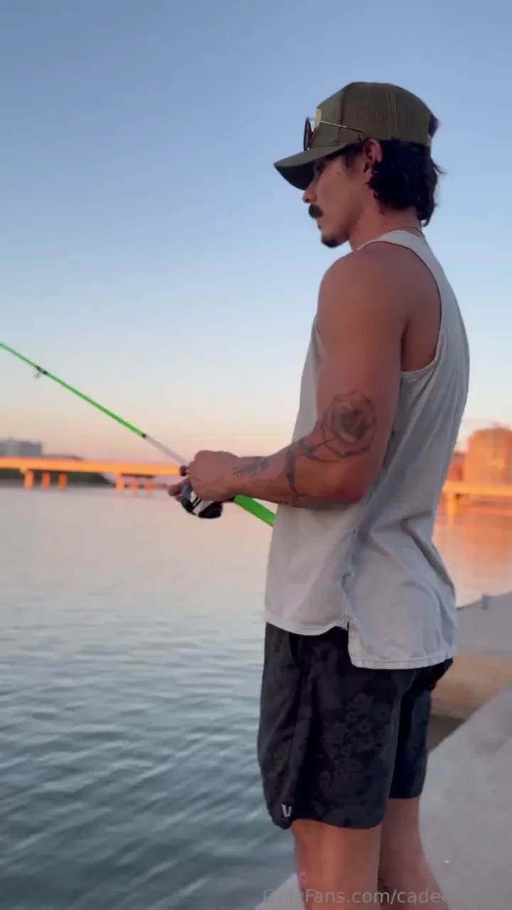 During hot summer days fish hide in the waters coolest spots waiting 