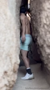 Cave exploring in joshua tree was on another level the way the rocks