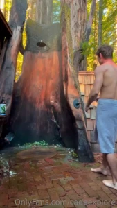 Found this crazy outdoor shower on a little road trip this weekend a