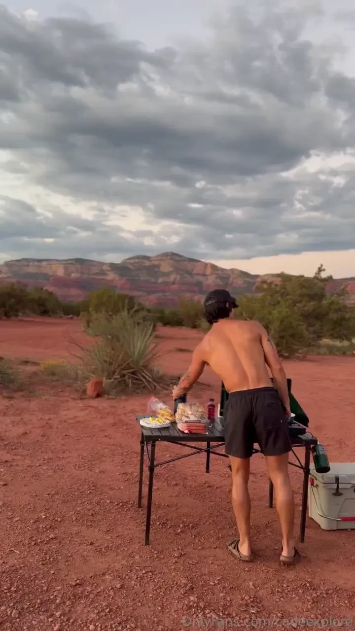 Last nights kitchen had the best view 