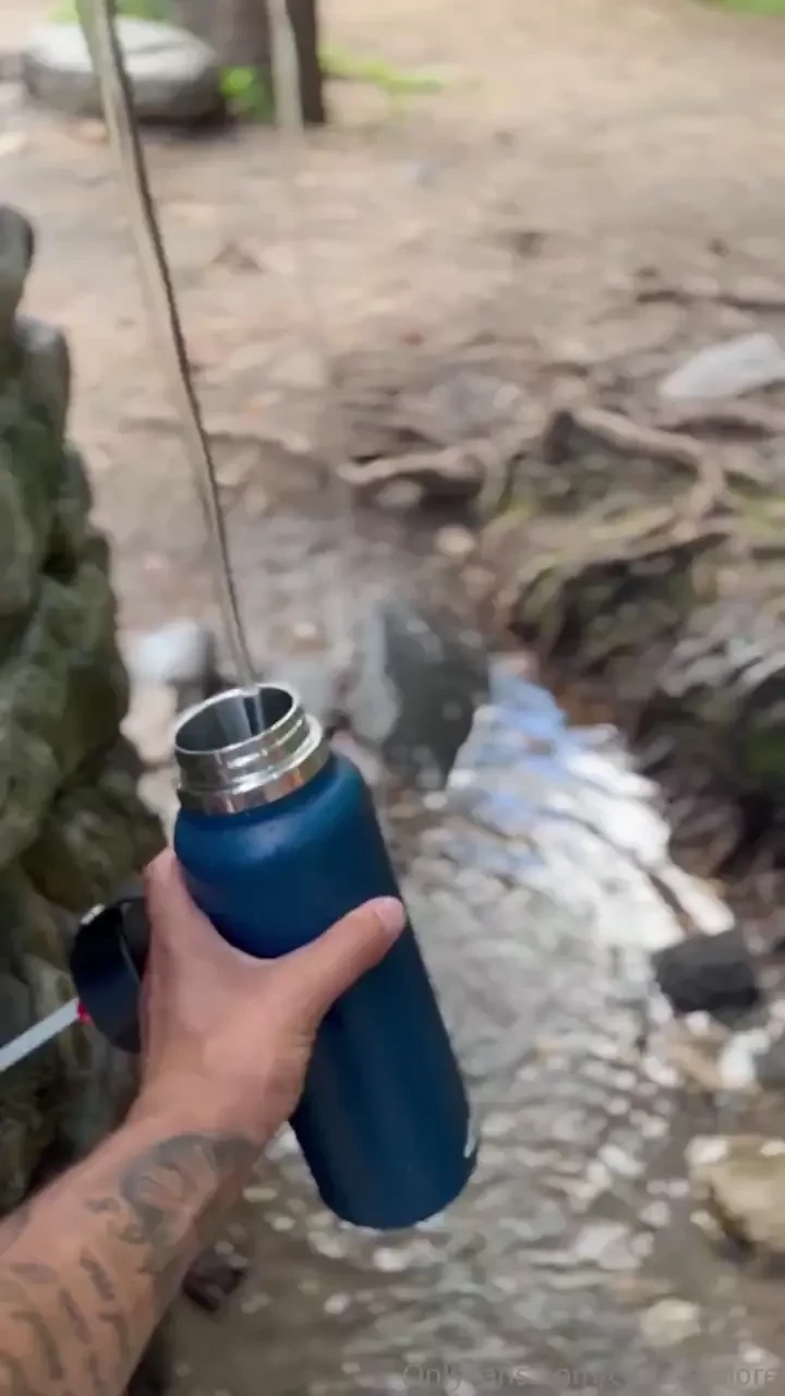 Came across this natural spring on my way out of town i met a local 