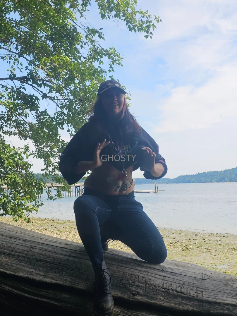 Flashing at the beach part 12 