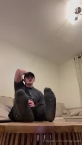 What do we have here a nervous sub on his knees beneath my feet as i