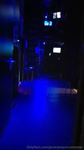 Backstage on a cruise ship