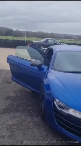 Got to have a hoon around in a supercar