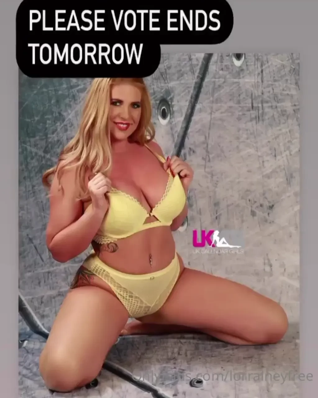 Last day to vote please text ukcg 012 to 81400 15 proceeds go to the 