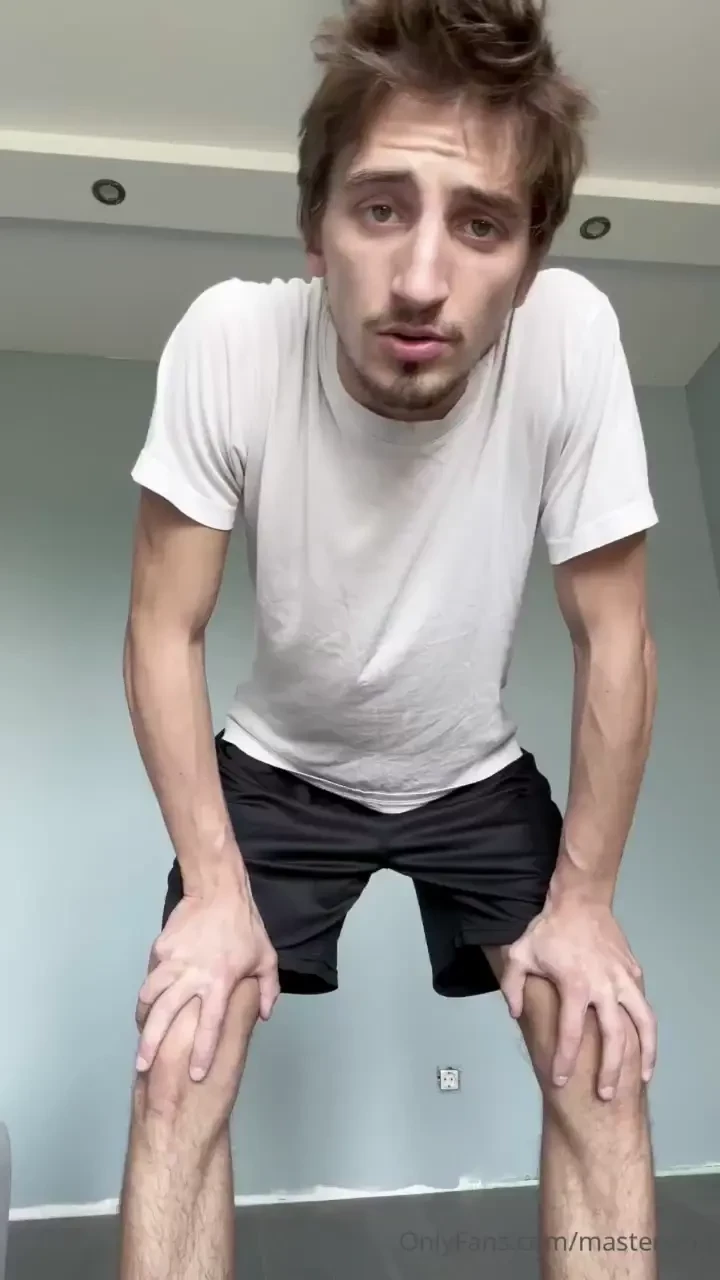 Master back home put you on your knees and make you lick his sweaty 