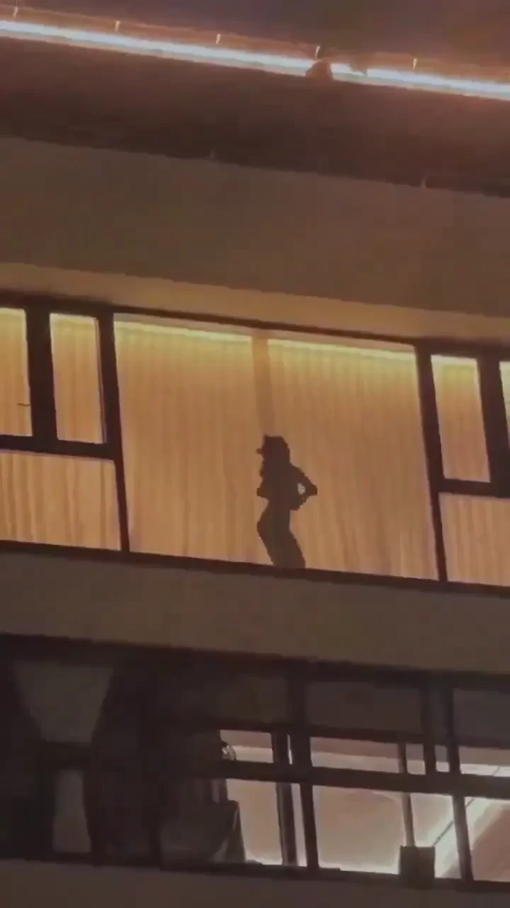 My neighbors watching my show every day 