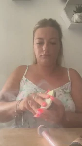 Little smoke and make up not the full look would be there a while lol