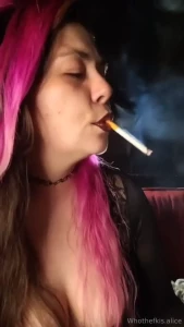 Hair down glossy lips cork hair up hoop earrings whites - new canadian part 1