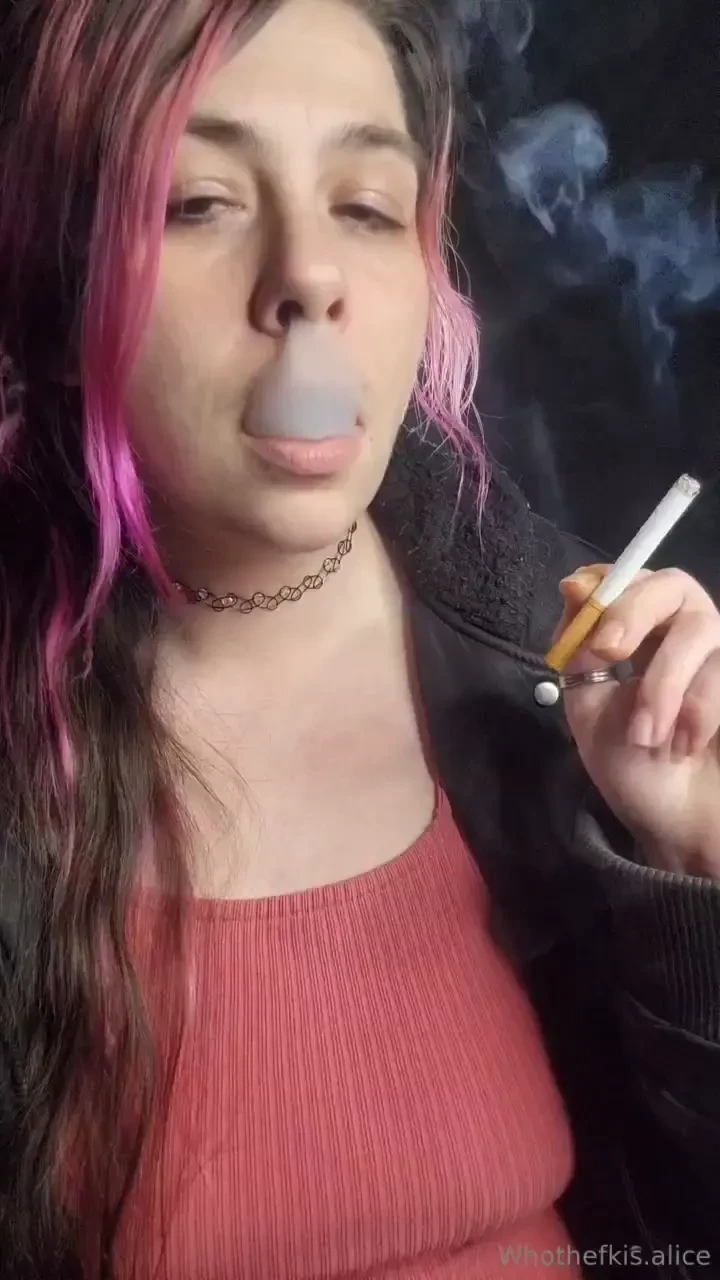 You re cute when i blow smoke in your face so close you can almost 