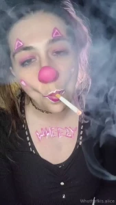 I introduce - wheezy the clown sorry late halloween a lil bit darkside