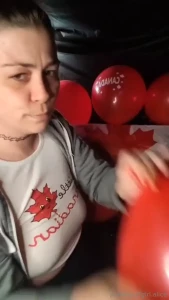 Canada day random compilation riding my big beach ball 99 red balloons part 2