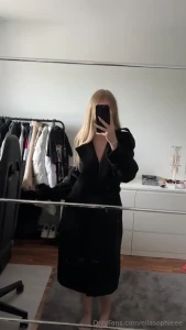 If you think the coat is too much make sure to swipe right to undress