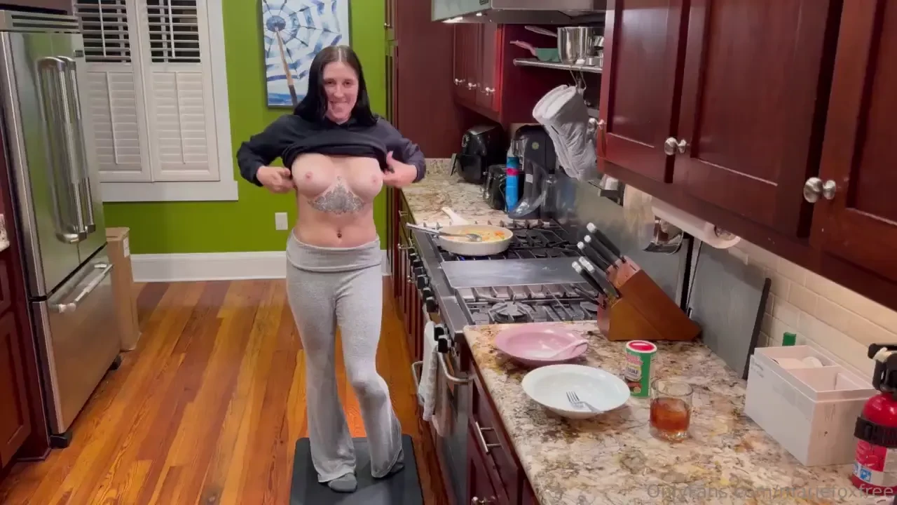 Just a quiet night cooking dinner for my husband and pulling out my 