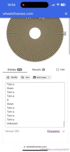 We have a 1st prize winner for the night of filming content with me