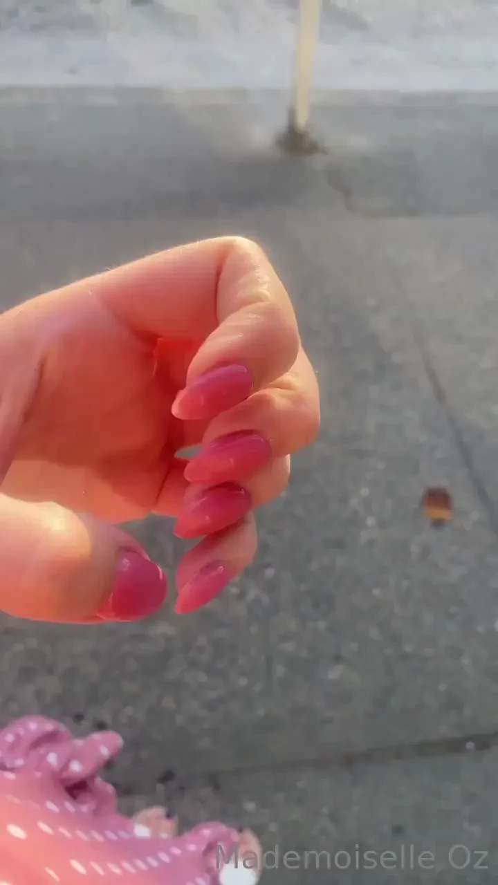 Pissed and frustrated over the pink nails she gave me when i asked for part 1 