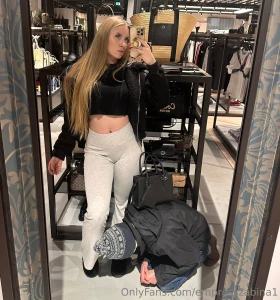 Took this cuck shopping used it as a wallet and a bag rest i always