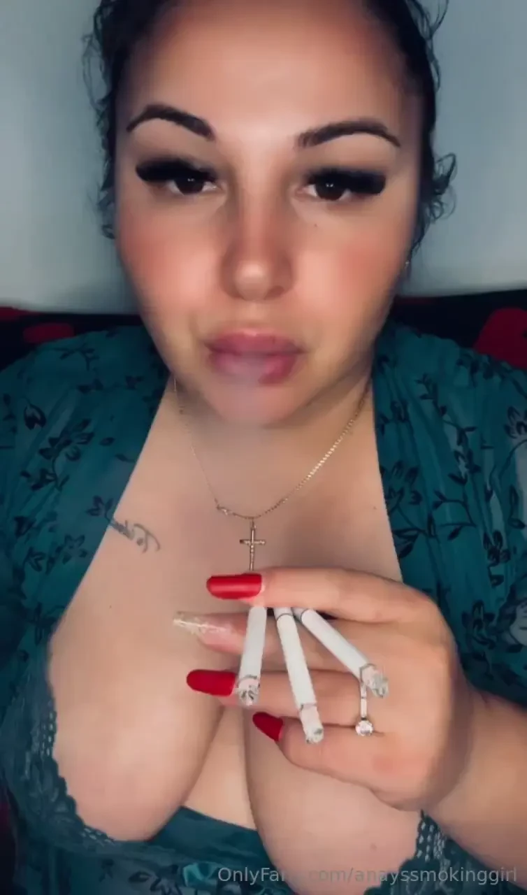 Enjoying my cigarettes before i go to bed 
