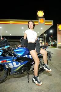 Night time is the most interesting when you can go out and ride enjoy