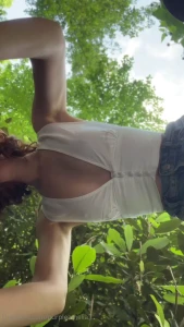 Pov we were watching the trees sway in the breeze but i needed to sit