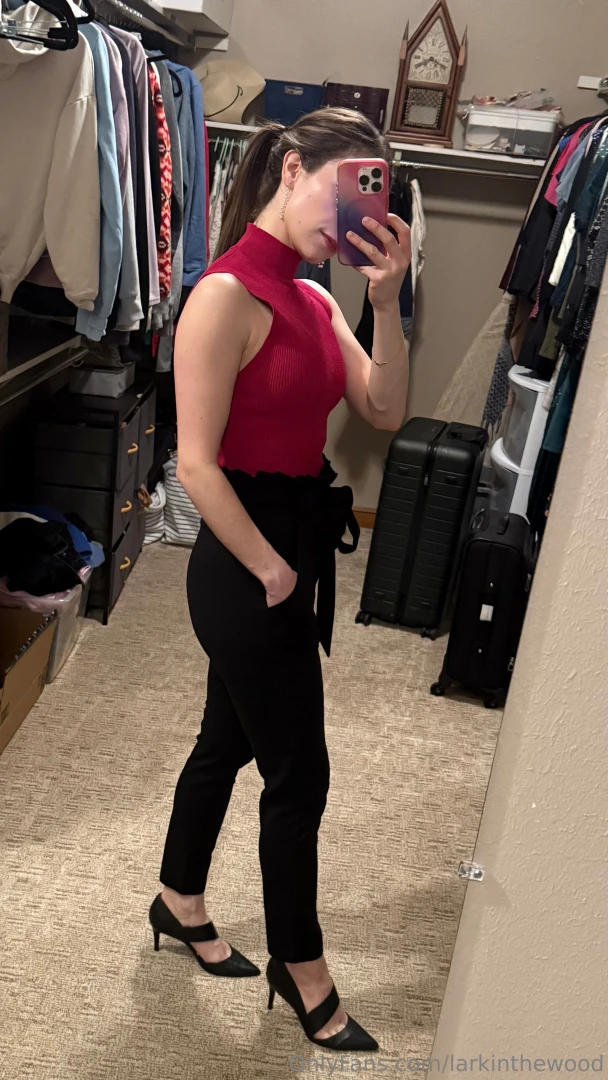 Wearing a tank in the middle of winter because i tend to be hot 