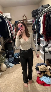 Best friend said she was picking me up in 10 min so i threw something