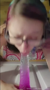 Pov dildo blowjob sloppydildobj dildopov povbj pov wet dildosucking