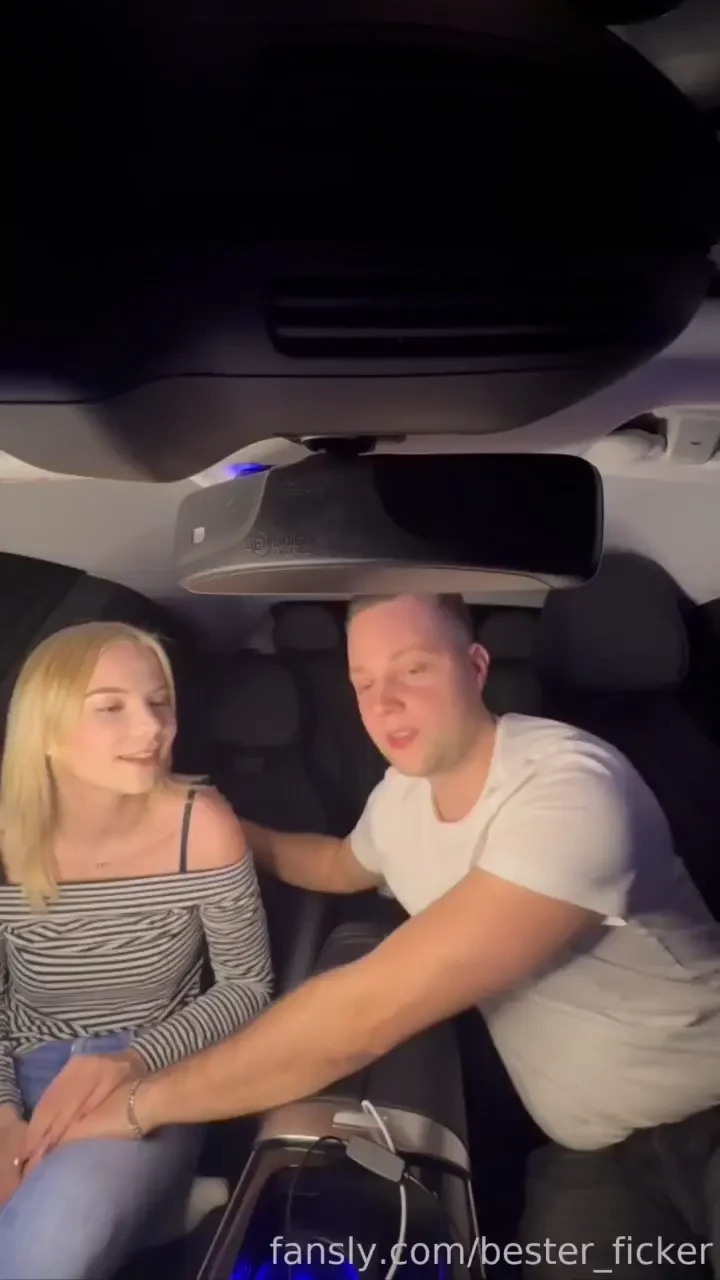 Cute german girl is getting destroyed in the car 