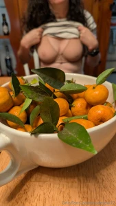 My cups runneth over the oranges are smaller this year but pack a