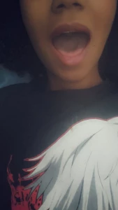 Do you like long tongues message me to see more of this tongue part 1