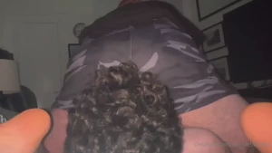 Face farting bare ass