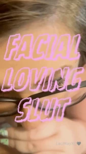 Facial loving slut nbsp unlock and see just how much of a facial