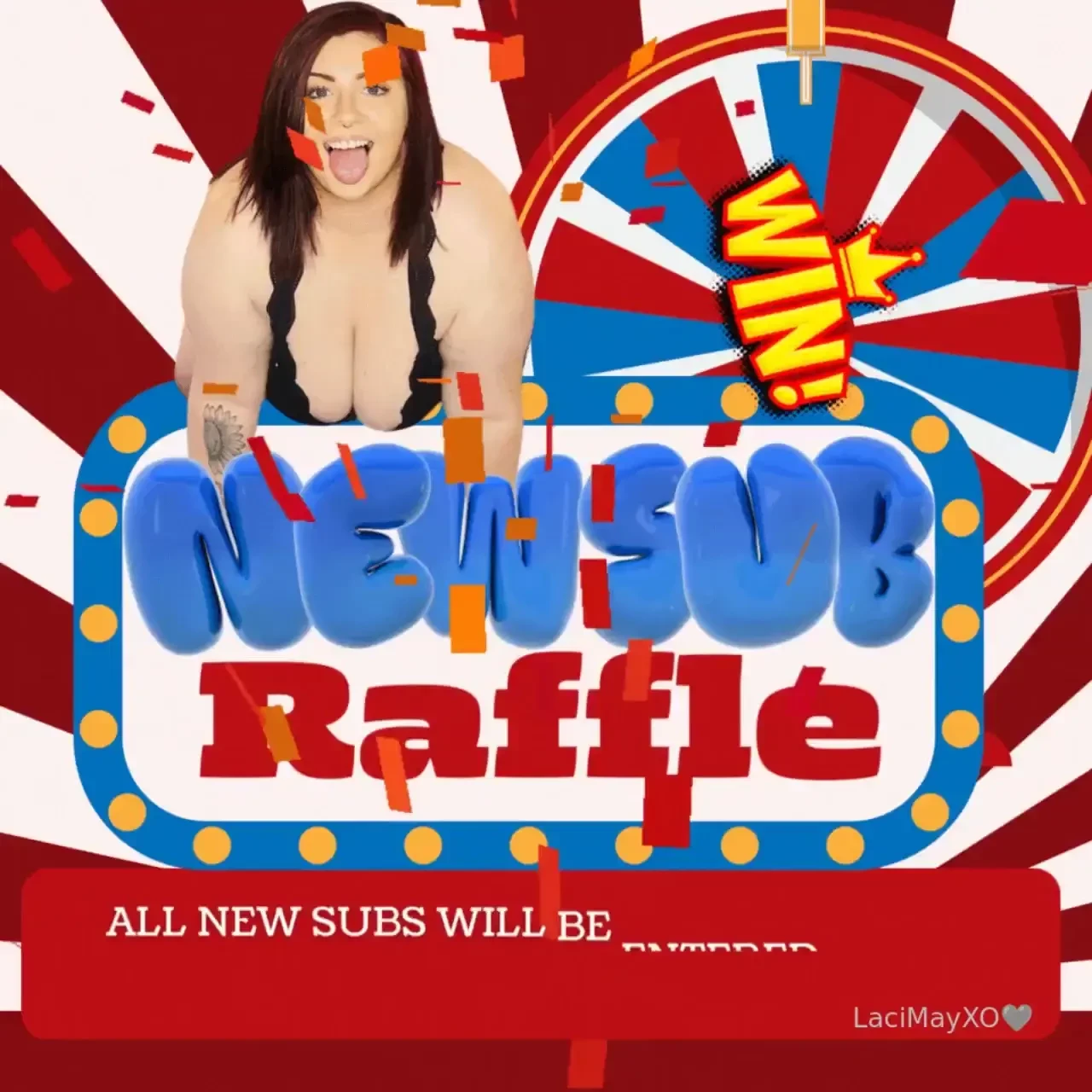 New sub raffle win a custom vid by just subbing to my page drawings 