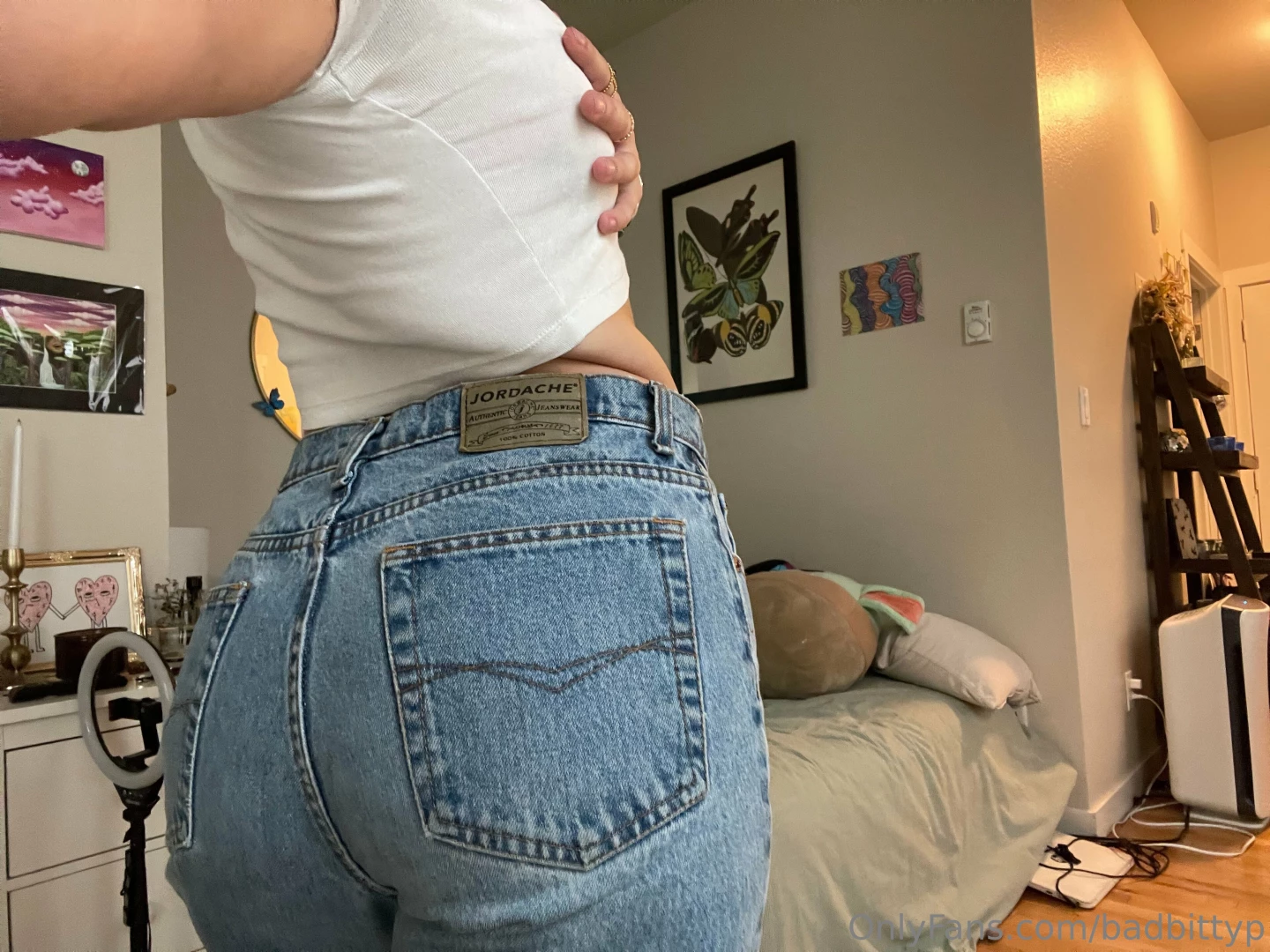 My ass in these denim jeans gt gt my fave pair of pants they fit so 