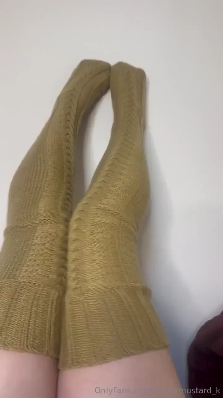 Cute new knee high socks and my ass 