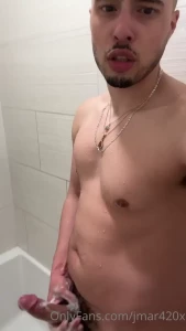 Day 1 of this fitness program always edging myself in the shower